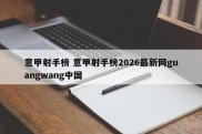 意甲射手榜 意甲射手榜2026最新网guangwang中国
