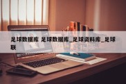 足球数据库 足球数据库_足球资料库_足球联