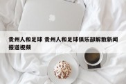 贵州人和足球 贵州人和足球俱乐部解散新闻报道视频